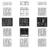 30Pcs Windows+ Word/Excel /Adobe Photoshop Keyboard Guide Shortcut Sticker