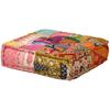 2 Seater Modular Pouf Patchwork Fabric