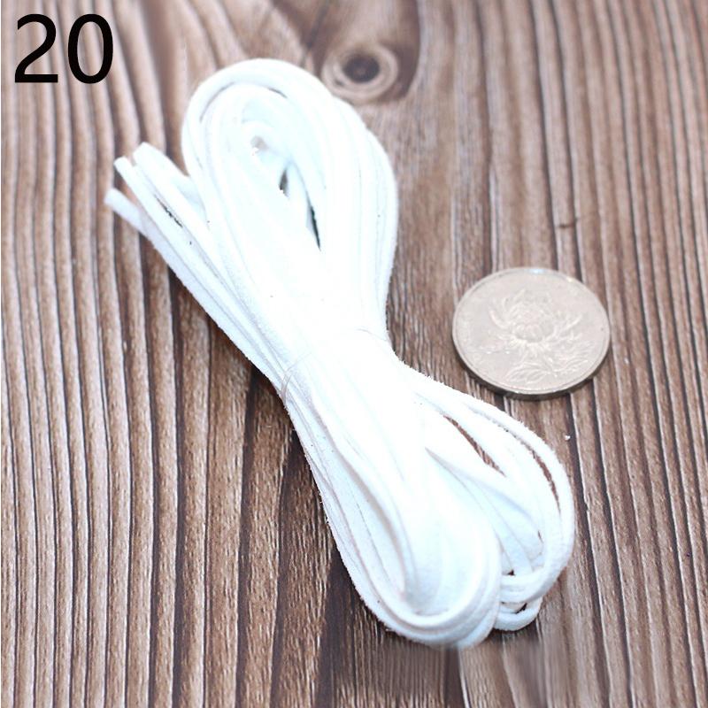 1 Roll DIY Rope Leather Cord Material Accessories Suede Decoration Colorful Mutifunction Fashion