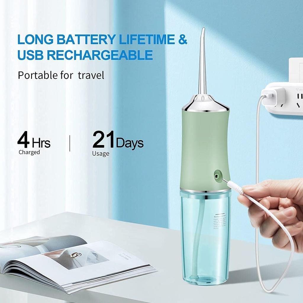 Cordless Water Teeth – Rechargeable Dental Oral with 3 Modes, Waterproof Design, USB Fast Charging,