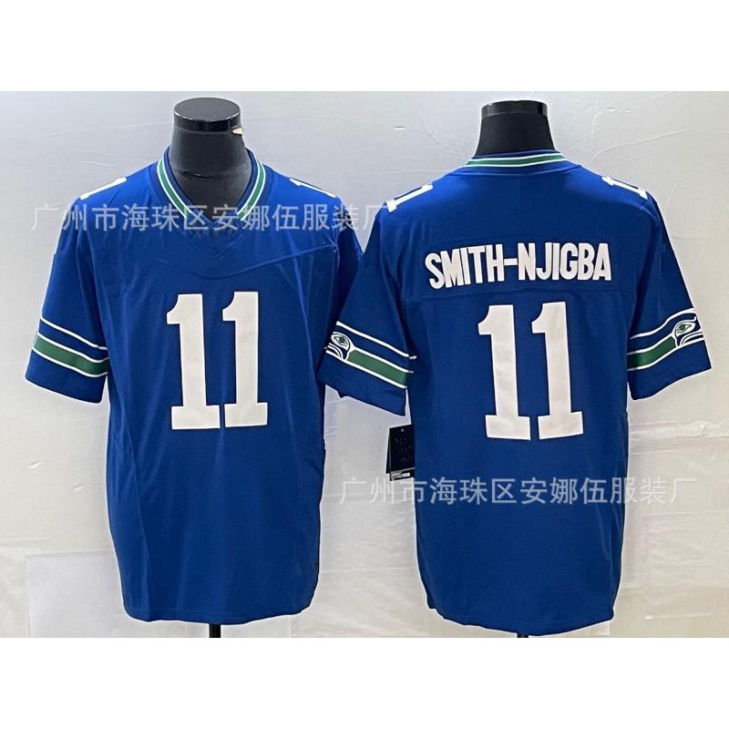Mens NFL Seattle Seahawks Retro Rugby Jersey Fan Apparel Size S-XXXL Cotton Blend Athletic Wear Game Day Training