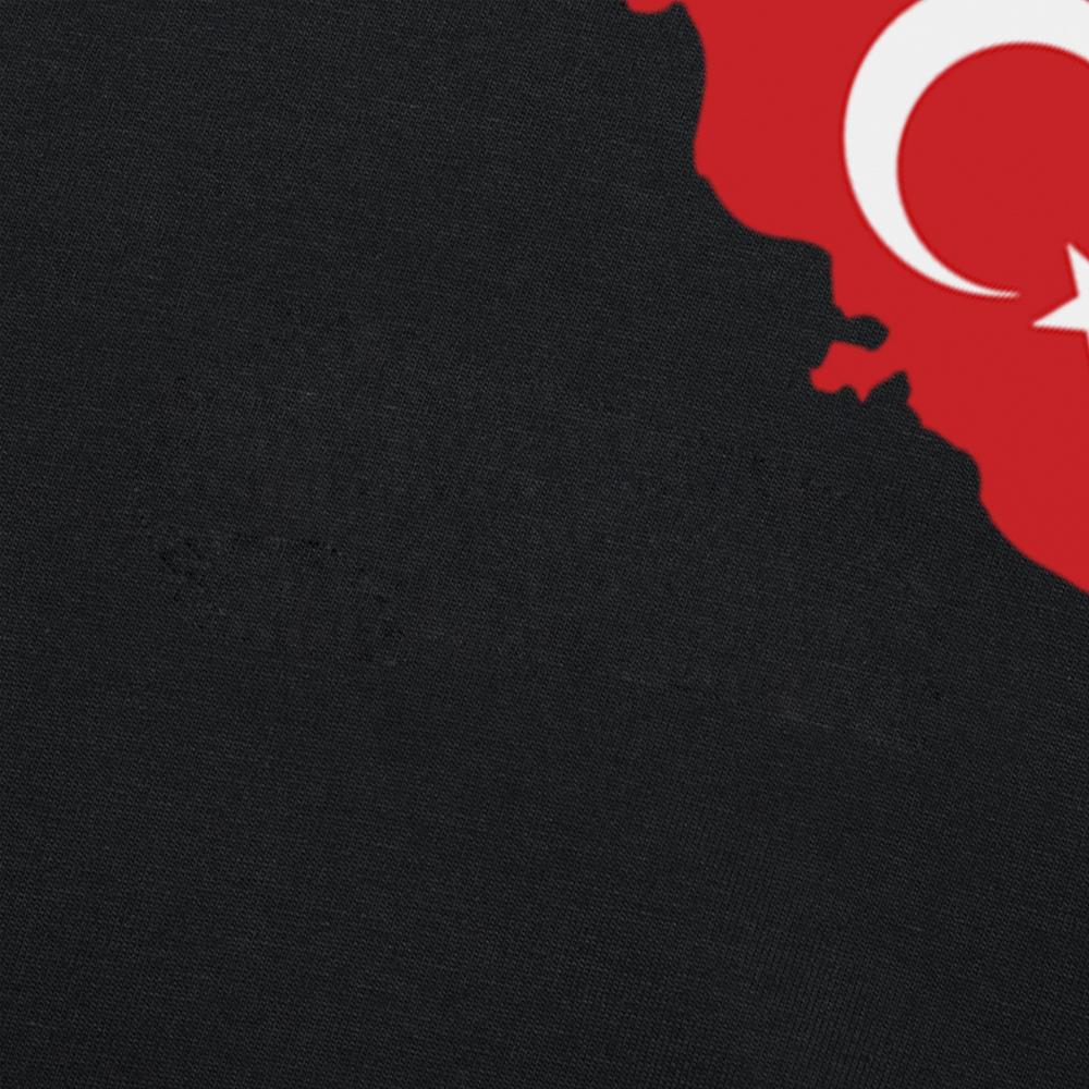 Смешные футболки с графикой флага Турции для мужчин и женщин, модная повседневная футболка из 100% хлопка, свободная футболка оверсайз