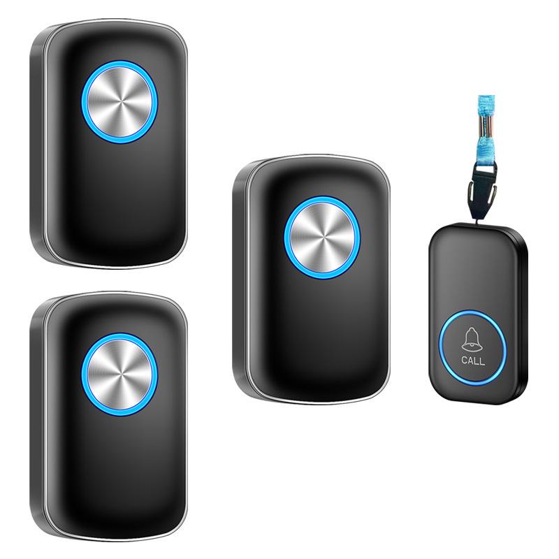 Elderly Wireless Call Button: One-Key Doorbell for Bedside Assistance