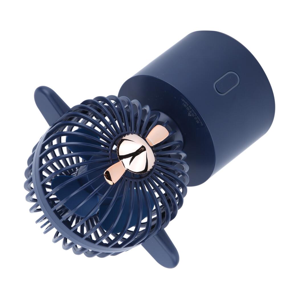 Folding Desk Fan With Digital Display, USB Rechargeable Handheld Fan With Adjustable Speeds, Powerful Cooling Fan For Office Home And Outdoor Use