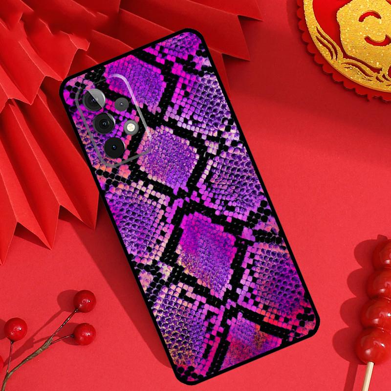 Чехол под змеиную кожу для Samsung Galaxy M55 M35 M15 M11 M12 M13 M14 M06 M16 M36 M56 M31 M53 M32 M52 M34 M54