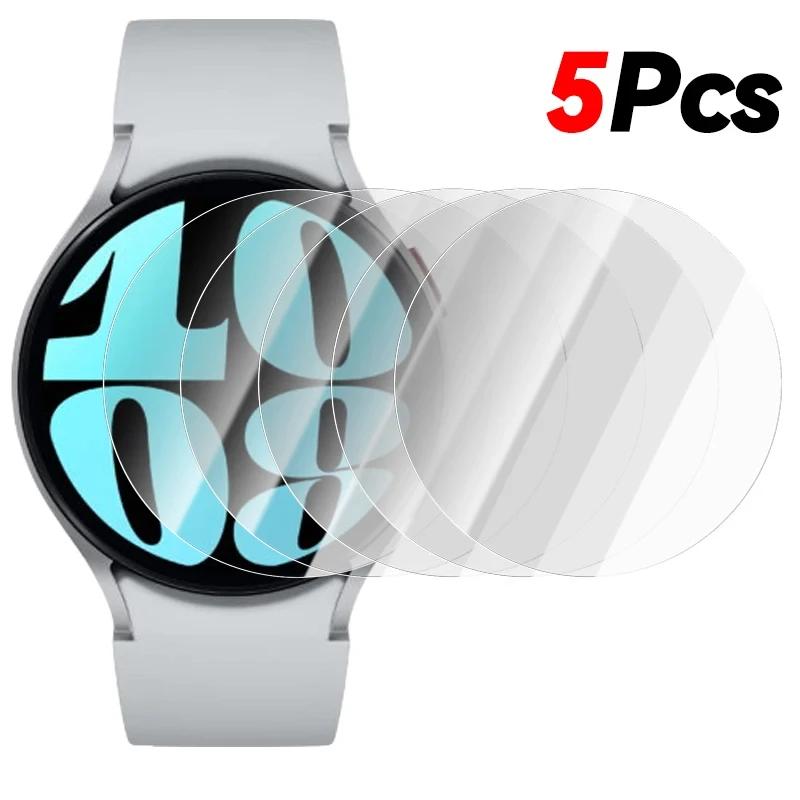 Для Samsung Galaxy Watch 7 6 5 4 40/44MM Закаленное Стекло Защитная Пленка для Экрана Для Samsung Watch 7 44мм 40мм Защитная Пленка Чехол