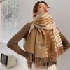 Womens Cashmere Scarf Large Pashmina Shawls and Wraps Light Blanket Scarf for Evening Dress Warm Daily Travel Office