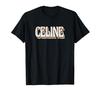 Персонализированная винтажная ретро футболка Celine на заказ
