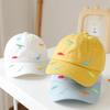 Street Style Unisex Baseball Hat With Long Brim For Kids Spring Autumn