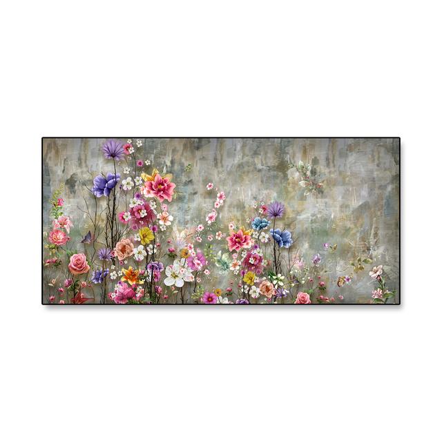 Абстрактное искусство, красочный цветок, холст, картина, настенное искусство, весеннее дерево, цветочные постеры, принты для гостиной, спальни, декор, Cuadros, без рамки