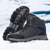 Men Winter Snow Boots Fashion Waterproof Sneakers Super Warm Brand Boots Outdoor Male Plush Hiking Boots Work Shoes Size 39-48