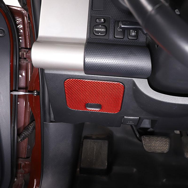 Для Toyota FJ Cruiser 2007-мягкое углеродное волокно, основной драйвер, резистивная панель, накладка, наклейка, автомобиль