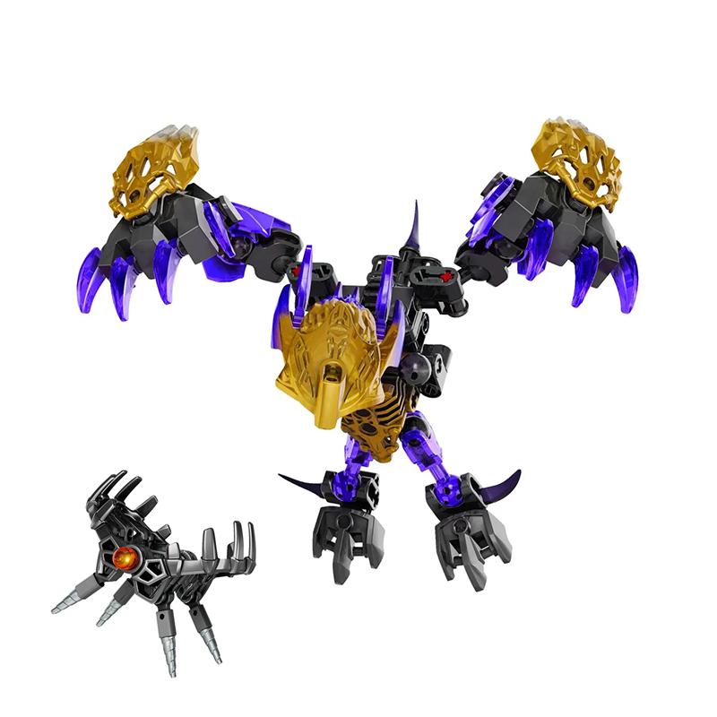 Новый Bionicle Мастер Существ Золотой Маски Строительные Блоки Огненный Объединитель Таху Комбинированный Робот Мех Кирпичи Игрушки Для Мальчиков Подарки