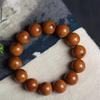 Purple Gold Rat Bodhi Seed Beads: Hand String Light with Round Prayer Beads