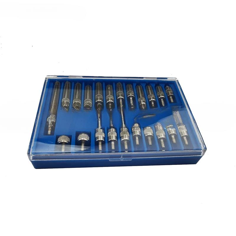 22 шт./комплект стальной циферблатный индикатор с резьбой M 2,5 для циферблатных и тестовых индикаторов с точностью резьбы 0,01 мм