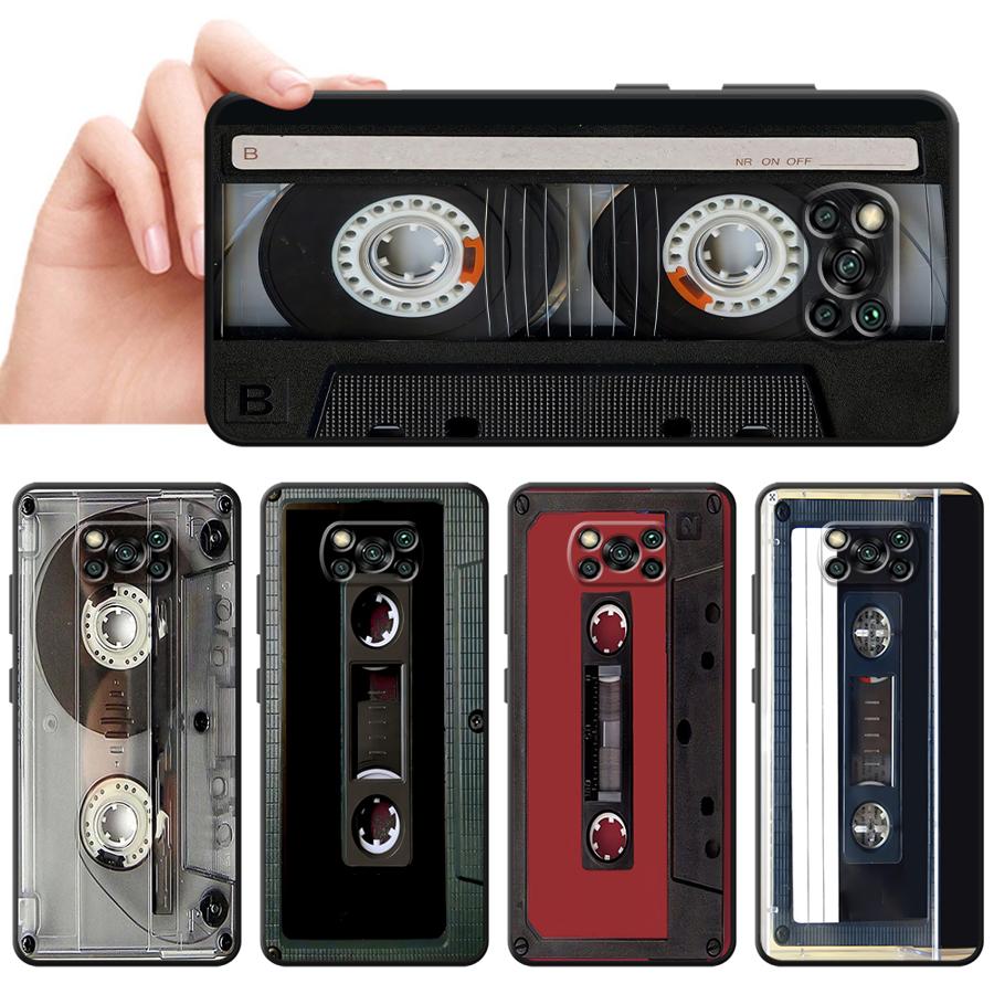 Чехол для Xiaomi Poco F8 C50 C75 F3 F1 C61 X3 X4 X5 X7 Pro C71 M5 M3 M4 M7 Pro Funda Чехол для телефона Винтажная Кассета