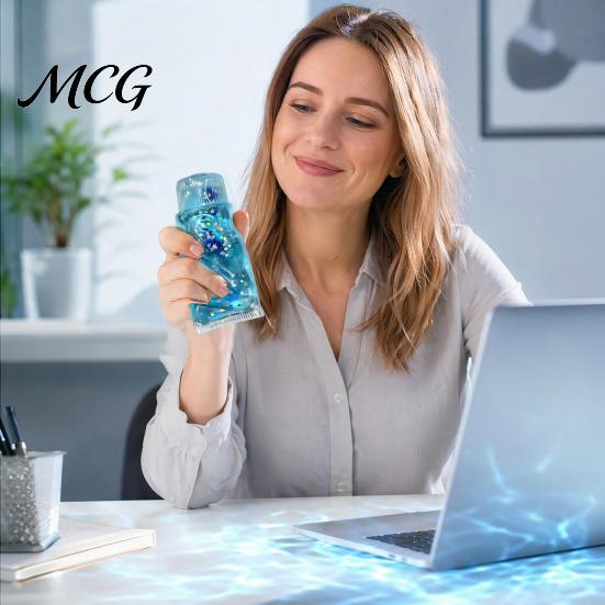 Toothpaste Tube Sensory Toy Stress Relief Toy, Slow Rising Clear Squeeze Soft Anxiety Relieving Fidget for Home Office School