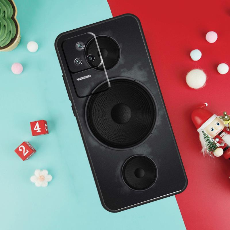 Массивные Музыкальные Колонки Чехол Для Xiaomi 17 Pro Max 13 14 15 Ultra 14T 15T Pro POCO F8 F7 F5 F6 X3 X5 X6 X7 Pro Чехол