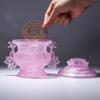 Ancient Glazed Chinese Censer: Incense Holder & Burner for Tea Table and Study Decor