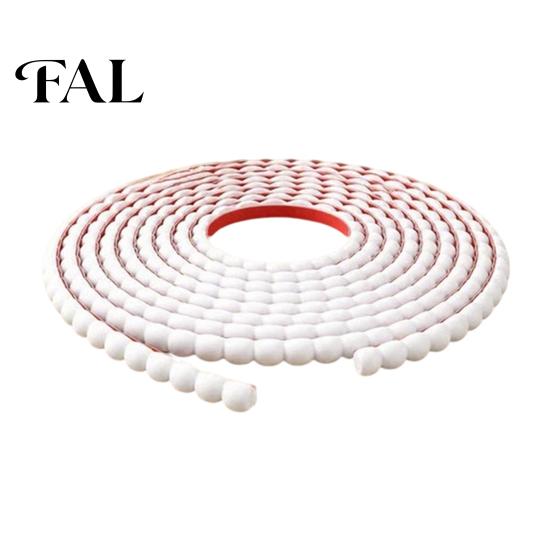 DIY Home Improvement Trim Flexible Wall Molding Trim, Easy Peel And Stick Self-Adhesive Decorative Molding, 3D Furniture Edge Guard Beaded Design Soft