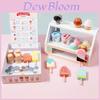 Деревянные полки для магазина мороженого, имитация, набор игрушек для детей