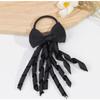 Girl Rubber Band Hair Rope Cheerleader Girl Hair Tie Hair Ring Ponytail Holder Bowknot Headdress