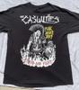 Редкая футболка The Casualties 2008 Tour Подарок для фанатов Черная S-235XL Футболка TK90 Унисекс Футболка
