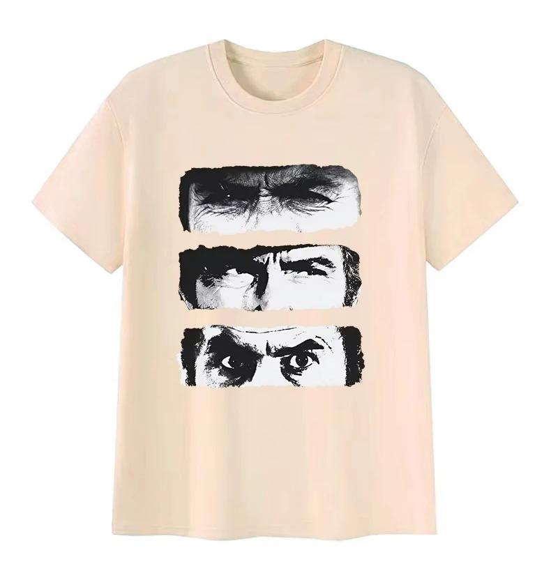 2026 The Good The Bad and Ugly TV Graphic Print Men Women Vintage Fashion Short Sleeve Tshirt Gothic Cotton Tshirt