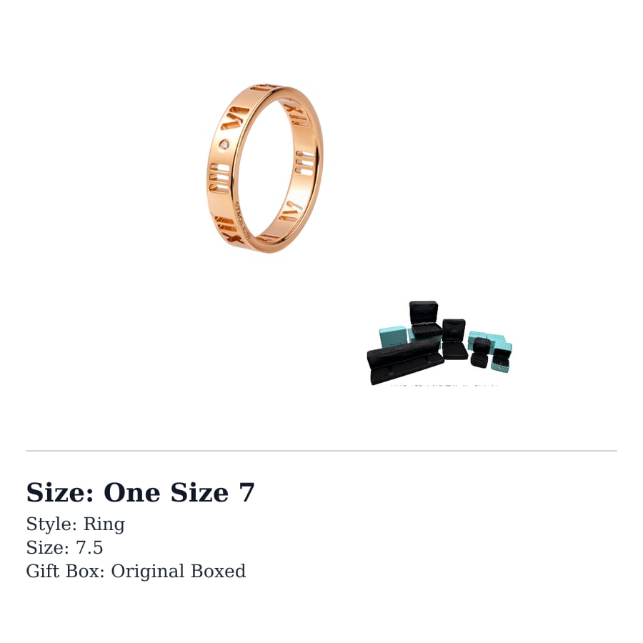 TIFFANY & CO. Diamond Rings Unisex 30480597