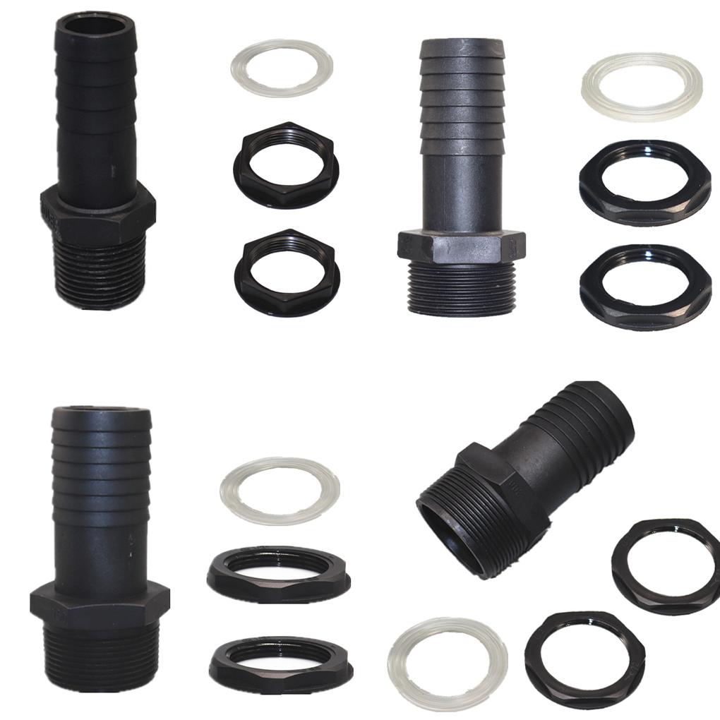 Ершовый соединитель для труб для легкой установки бочки для воды, переливной вентиль для садового резервуара для воды, пластик