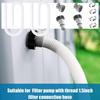 Набор шлангов для насоса фильтра бассейна 150 см с адаптером Сменный шланг для бассейна для циркуляции и защиты потока Сантехника