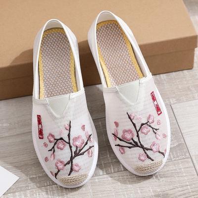 Летние дышащие сетчатые туфли с мягкой подошвой, нескользящие, на плоской подошве, легкие одинарные туфли, универсальная повседневная обувь, ажурная обувь