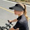 Летняя новая бесшовная шляпа от солнца с защитой от УФ для женщин, с широкими полями и открытым верхом для тени