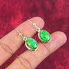 Green Copper Turquoise Earrings, 925 Sterling Silver Gemstone Jewelry, Handmade Earrings Amazing Jewelry, Gift For Her