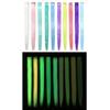 Hair Clips Luminous Hair Extensions Neon Fake Hair Colored Synthetic Hair  Party