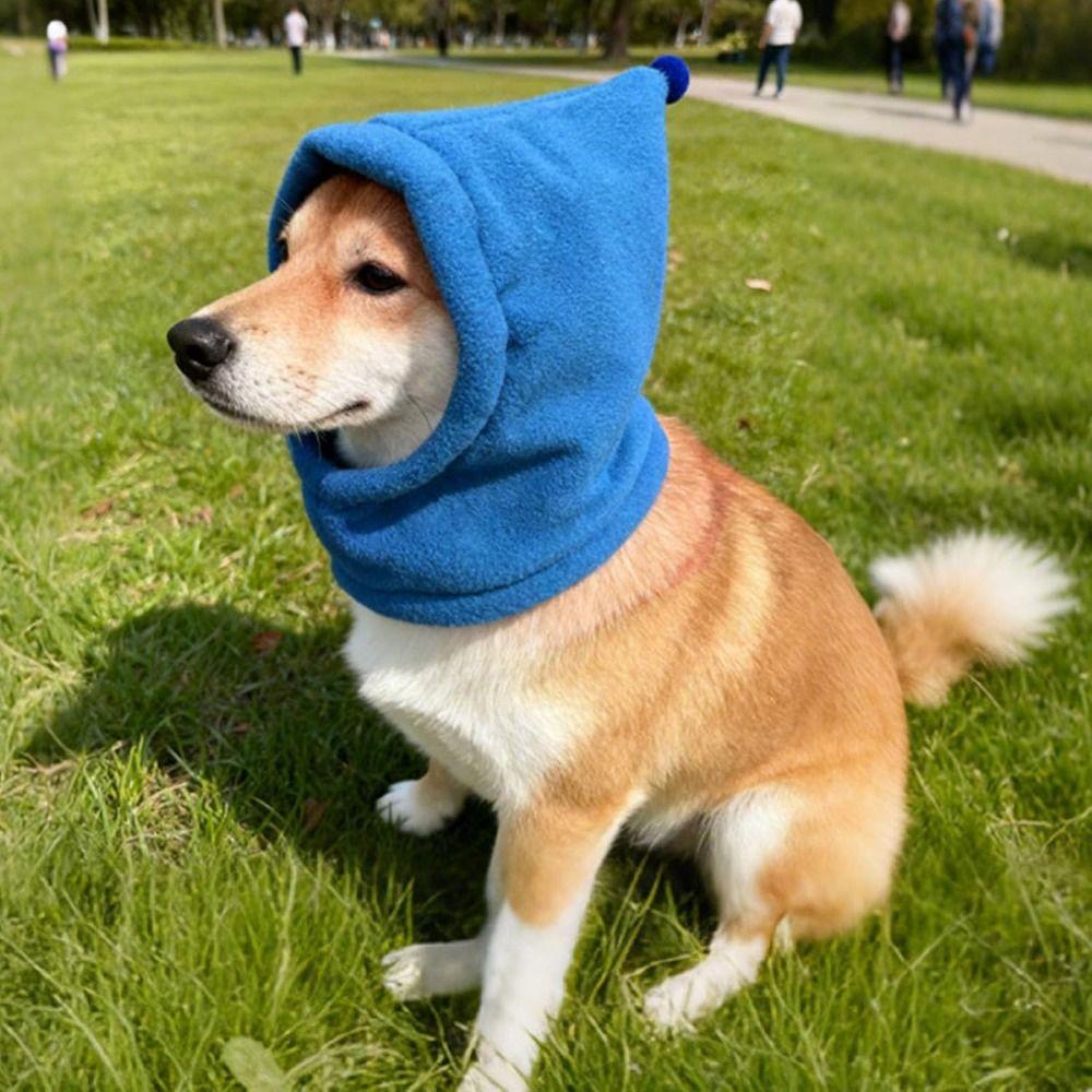 Noise Reduction Dog Ear Muffs Anxiety Relief Lining Dog Noise Protection Hat Ear Coverage Pet Warm Ear Cover Pet Supplies