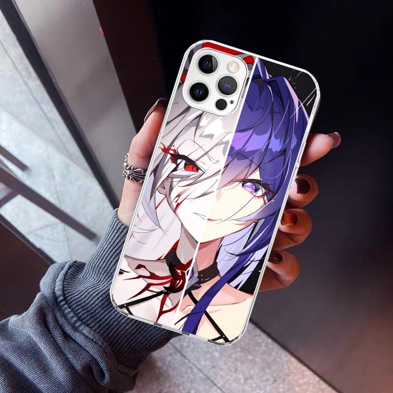 Чехол для телефона Honkai Star Rail Ахерон Для iPhone 17 Air 11 13 Mini 14 15 Plus 16 12 Pro Max 16E SE 7 8 С рисунком Мягкая задняя крышка из ТПУ