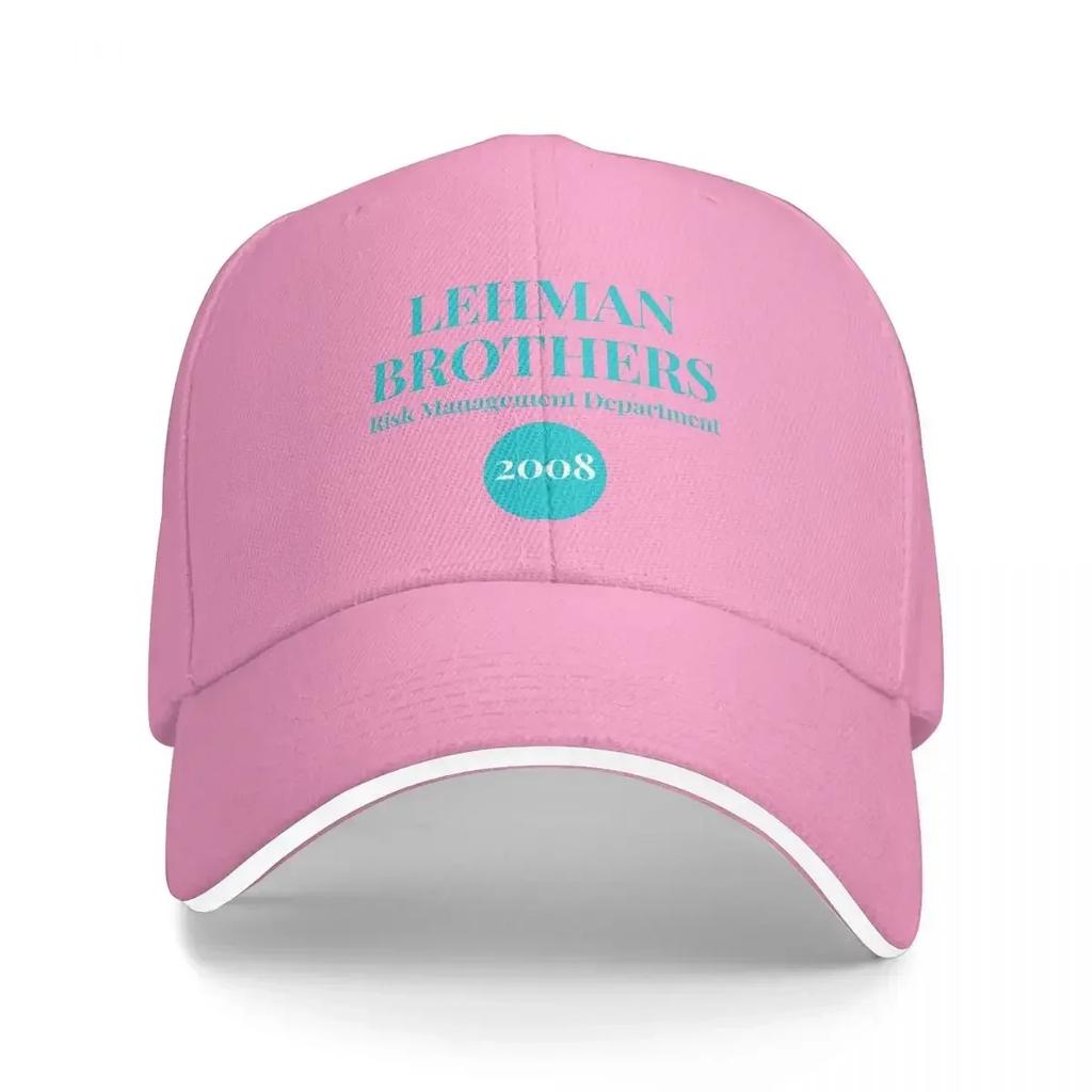 Кепка с логотипом отдела управления рисками Lehman Brothers K-pop Рок Тракер Летняя Дышащая Мужская Женская Модная Бейсболка