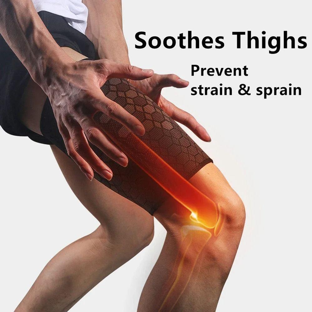 Hamstring Support Sports Thigh Protector Exercise Recovery Thigh Leg Brace  Running Football