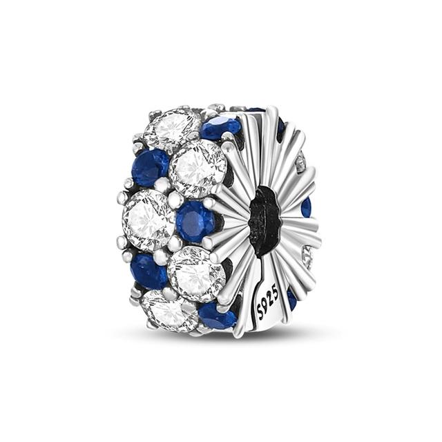 Ocean Blue Cz Бусина 925 Серебро Морская Черепаха Земляная Сова Шарм Подходит для нового браслета Летняя серия Ожерелье с подвеской