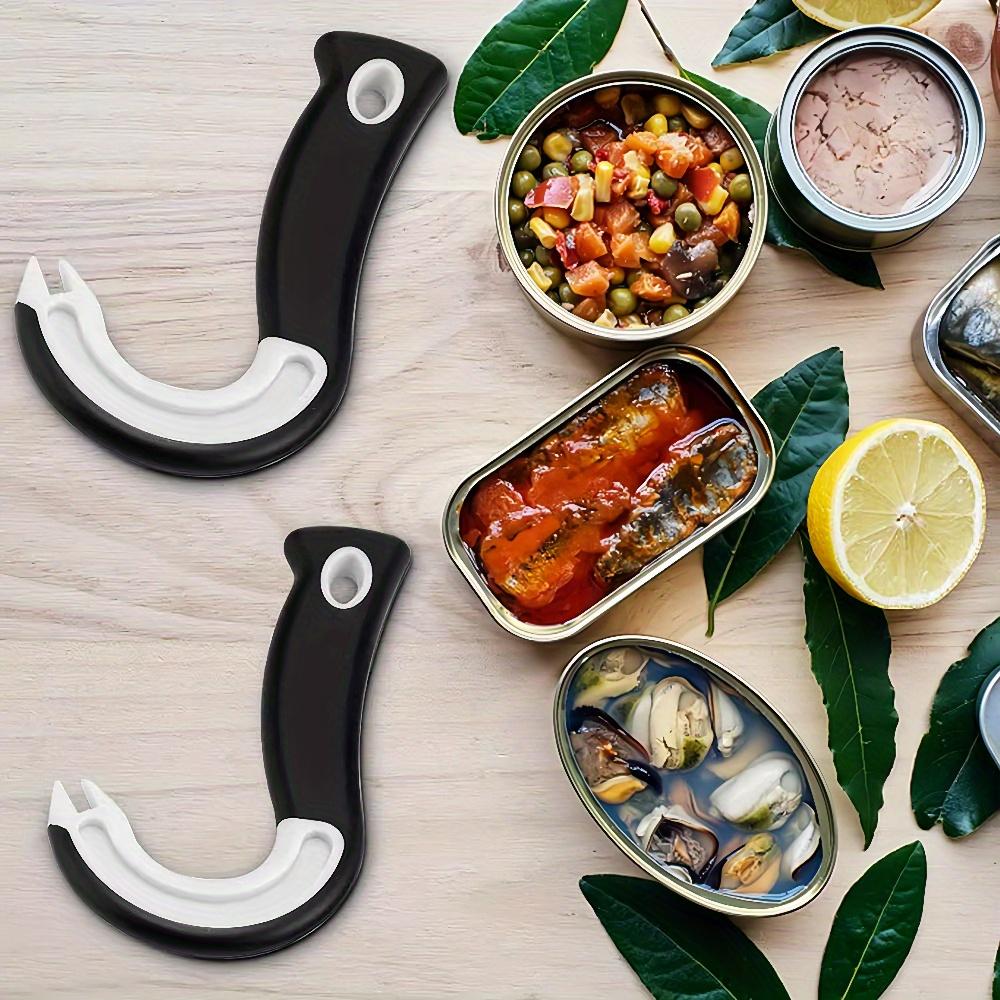 Открывалка для консервных банок Easy-Grip Hook — прочный пластик, идеально подходит для использования дома и в ресторане, идеальный аксессуар для рождественской вечеринки