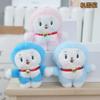 Adorable Doraemon Plush Keychain Cute Cat Doll Backpack Charm For Kids