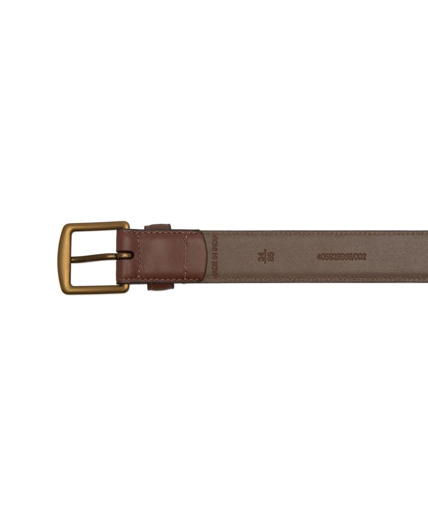 POLO RALPH LAUREN Кожаный ремень для костюма из полнозернистой кожи - Коричневый