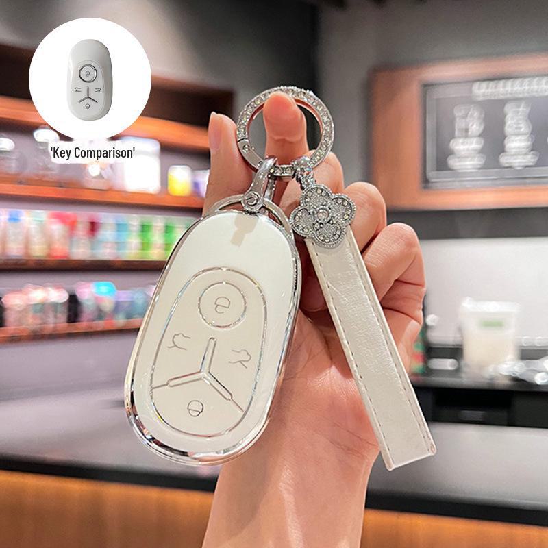 Чехол для ключа Geely Star Wish 2024 - Милый геометрический дизайн для женщин