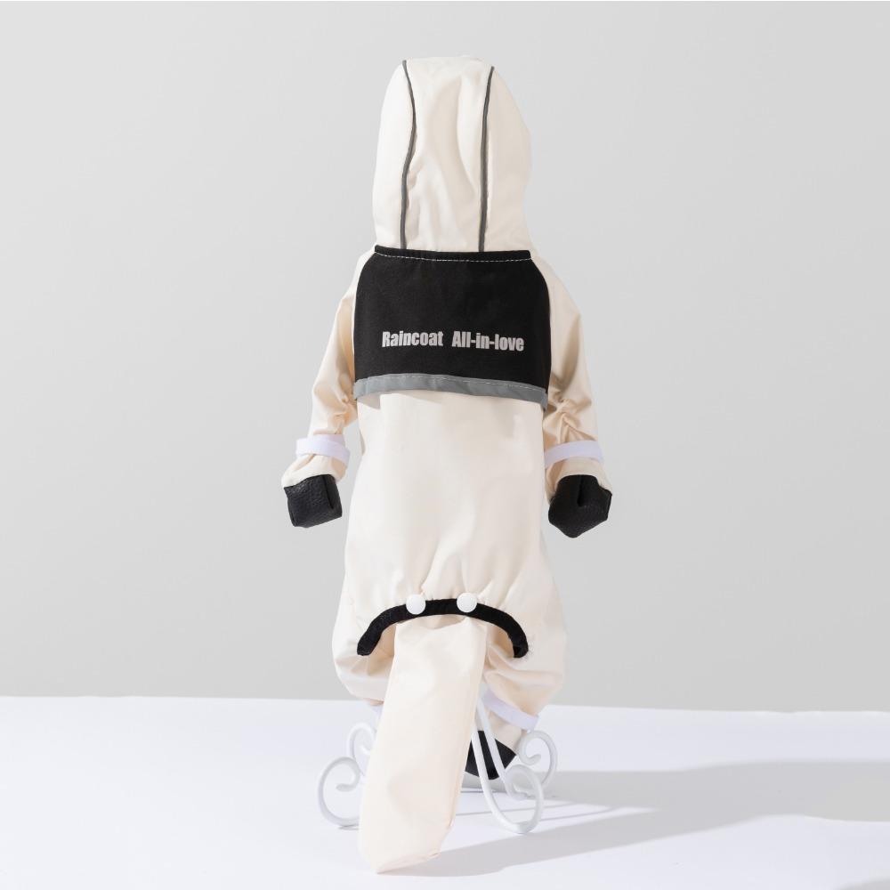 Новый дождевик для собаки, всеобъемлющая водонепроницаемая одежда для четырех лап, маленькая собака Би Сюн, для прогулок в дождливые дни летом, одежда для собаки дождестойкая