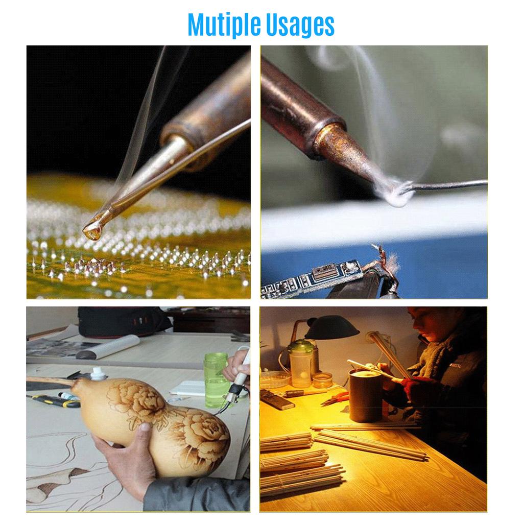 Wood Burning Tool Kit 55PCS Professional Pyrography Pen Soldering Iron Set Adjustable Temperature