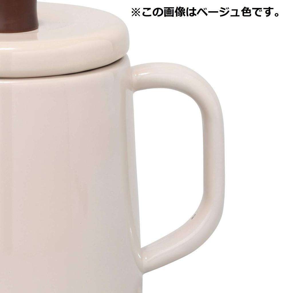 Чайник Nodahoro эмалированный газовый совместимый Сделано в Японии Pottle Gray 1.5L Fire/IH PTR-1.5KGR
