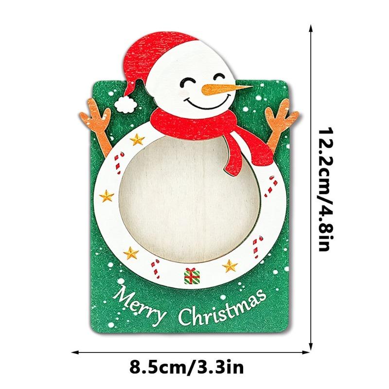 Mini Photo Frame Refrigerator Magnet Cute Christmas Fridge Magnet for Kitchen Home Decor DIY Custom Photos Handmade Craft Gifts