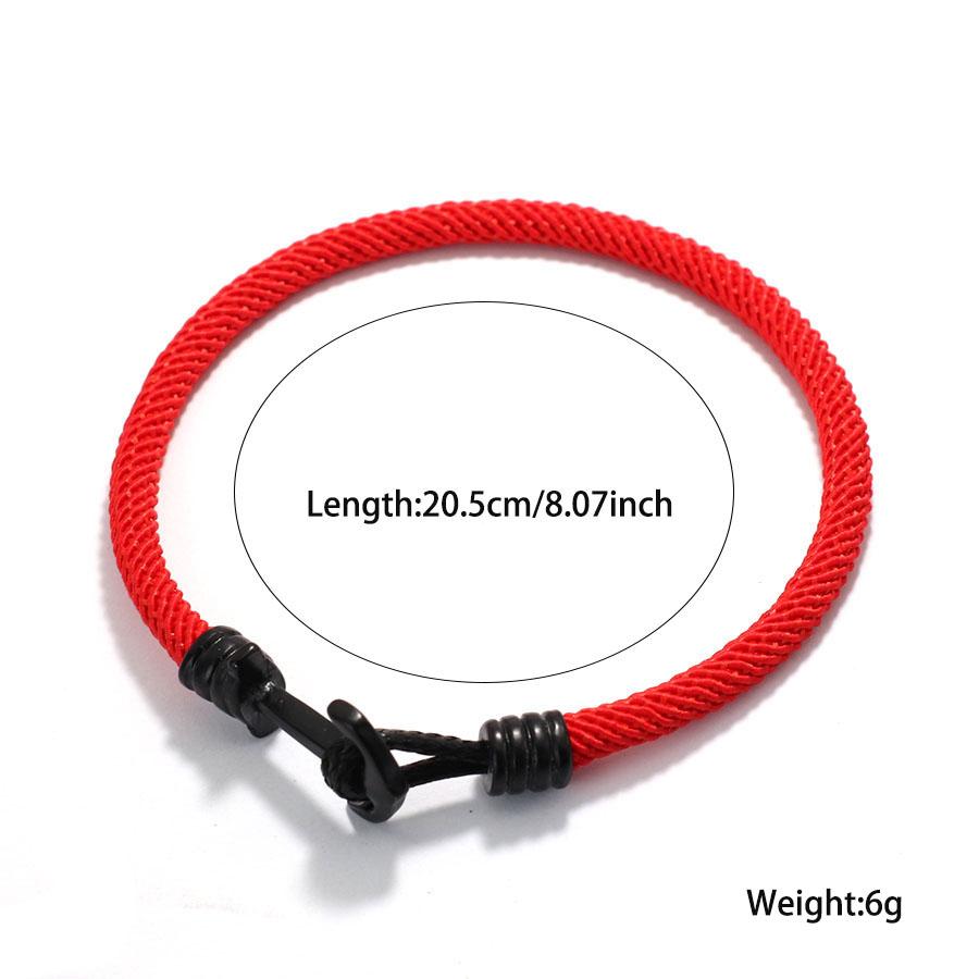 Men Bracelet Anchor 4mm Milanese Rope Braclet Outdoor Sports Beach Surf Nautical Wrist Guard For Male Hand Jewelry Pulseria