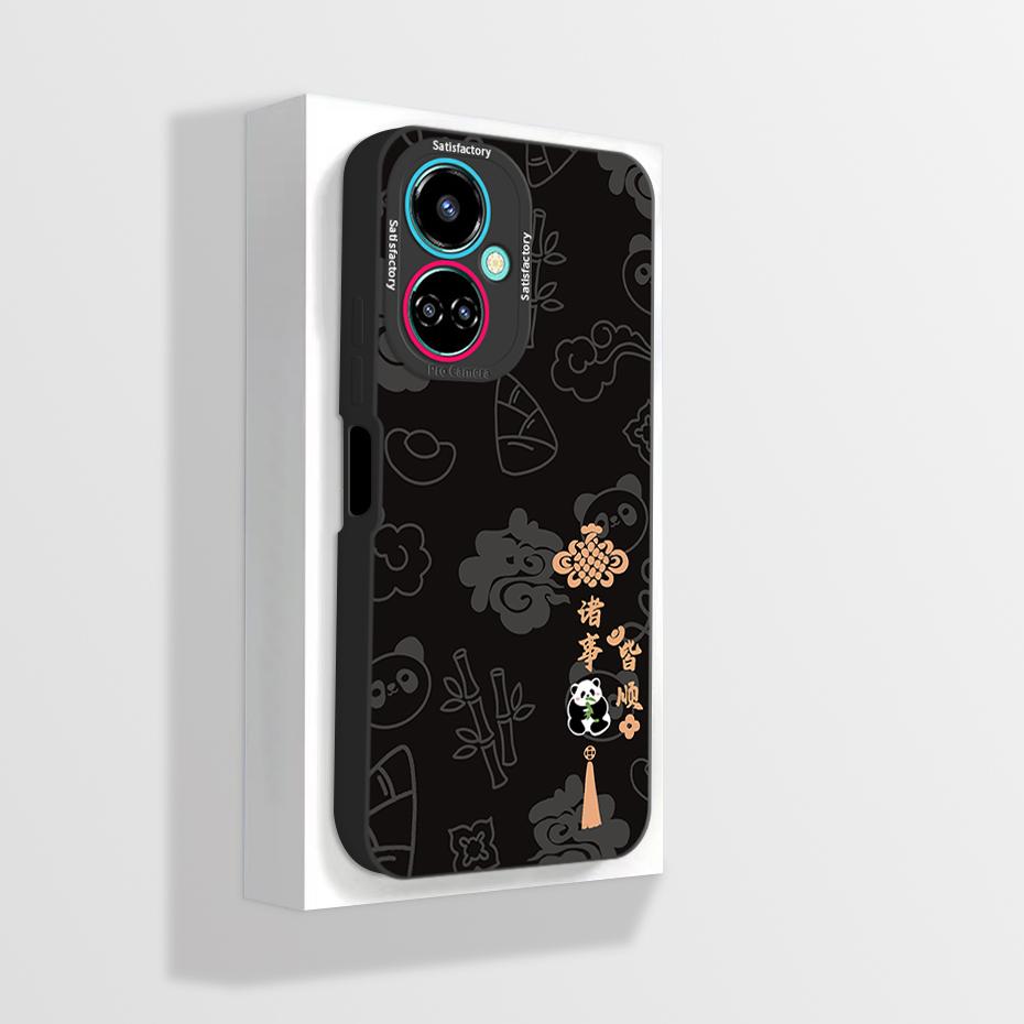 Чехол для Tecno Camon 19 Чехол для телефона Camon 19 Pro Neo Астронавт Цветок Защита камеры Противоударный Жидкий силикон Мягкая задняя крышка